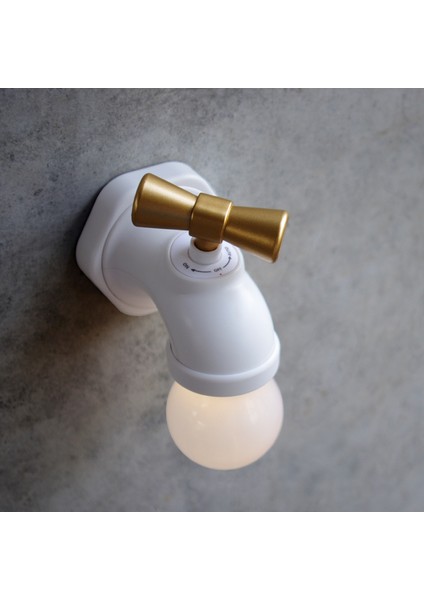 Musluk Gece Lambası LED Yaratıcı Küçük Gece Lambası Retro Masa Lambası (Yurt Dışından)