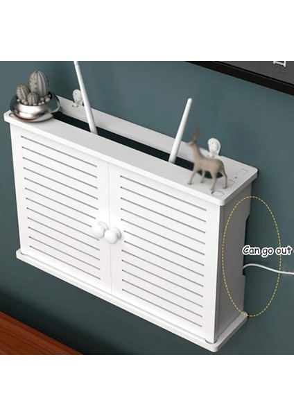 Kablosuz Wifi Yönlendirici Saklama Kutuları Ahşap Kutu Kablo Güç Artı Tel Braket Duvar Asılı Fiş Kurulu Depolama Rafı S (Yurt Dışından) modelleri