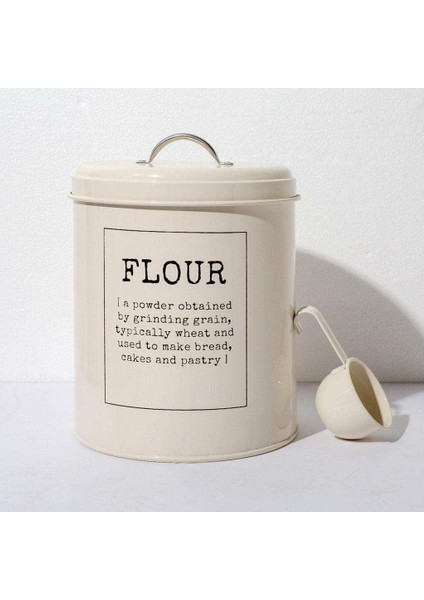 Metal Vintage Mutfak Gıda Un Depolama Teneke Jar 5 Litre Konteyner (Yurt Dışından) fiyatları
