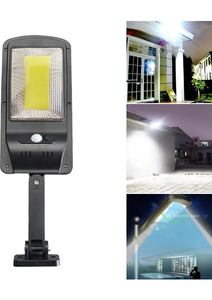 Strade Store IP65 50W / 100W / 200W / 300W Güneş Enerjili Led'li Sokak Lambası - Siyah (Yurt Dışından) fiyatları