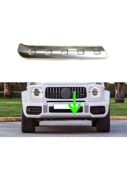 Mercedes W464 G63 Amg Ön Tampon Alt Trim (Sol-Uzun) fırsatları