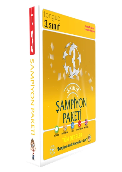 Tonguç Akademi 3. Sınıf Şampiyon Paketi