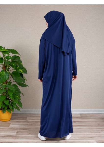 Anne Kız Kombin Namaz Elbisesi (Lacivert) ADET FİYATIDIR fiyatları