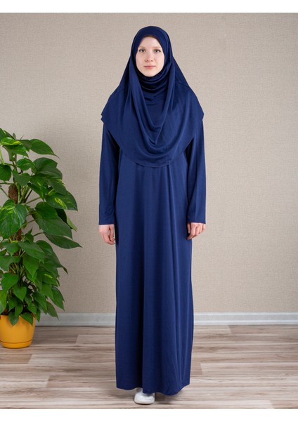 Anne Kız Kombin Namaz Elbisesi (Lacivert) ADET FİYATIDIR fırsatları