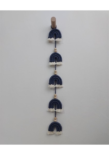 Mini Makrome Gökkuşağı Duvar Süsü