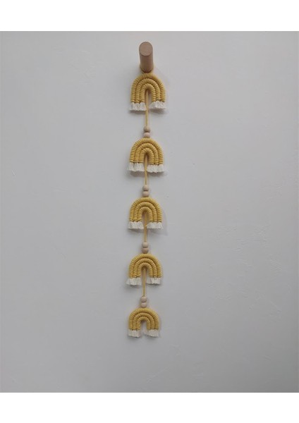 Mini Makrome Gökkuşağı Duvar Süsü fiyatları