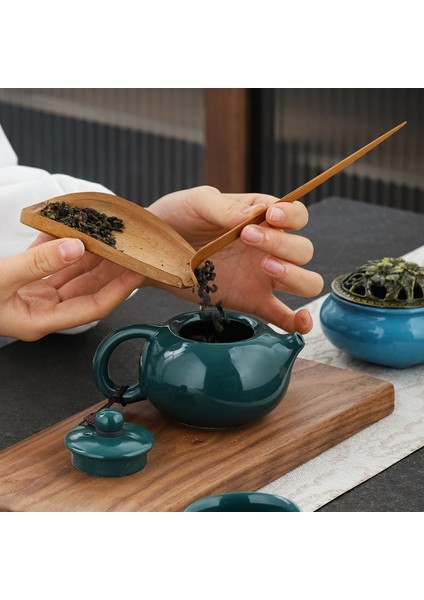 Çay Seti Seti Seyahat Hediye Kutusu ile Dört Bardak Bir Pot Taşınabilir Kullanışlı Hediye (Yurt Dışından)