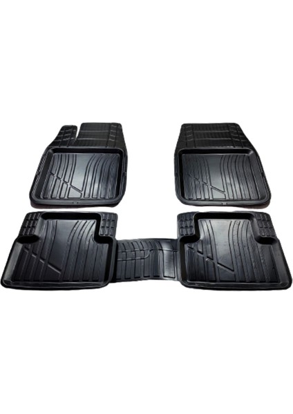 Dacia Duster 4x4 2018 ve Sonrası Oto Paspas ve Bagaj Havuzu Double Ikili Set