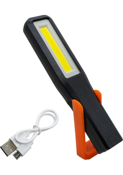 6032 Mıknatıslı USB Şarjlı Çalışma Lambası (F668)