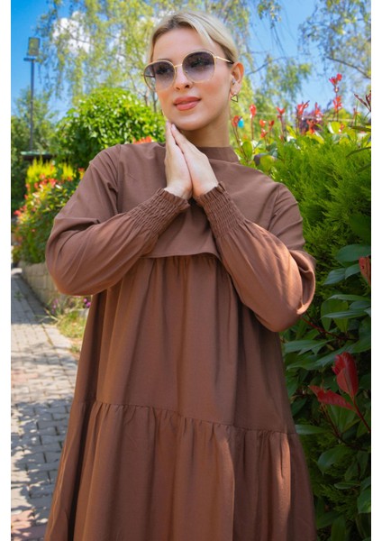 Kat Kat Elbise Kahverengi fiyatları