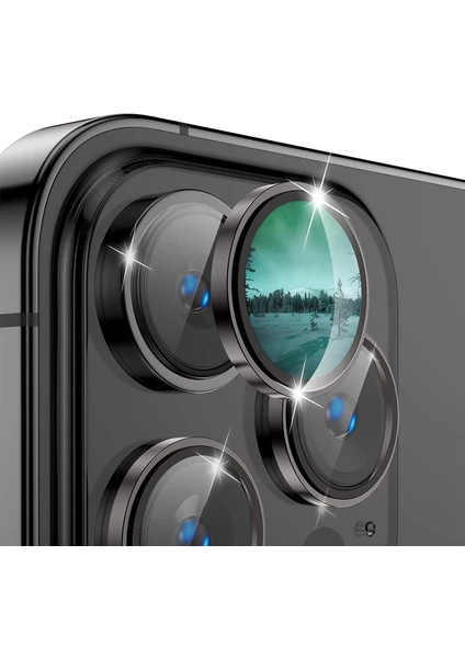 Apple iPhone 11 Pro Uyumlu Uygulama Aparatlı Safir Kamera Lens Koruyucu