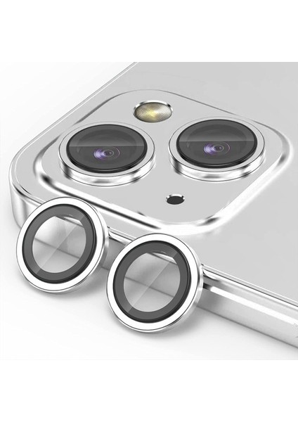 Apple iPhone 13 Mini Uyumlu Uygulama Aparatlı Safir Kamera Lens Koruyucu