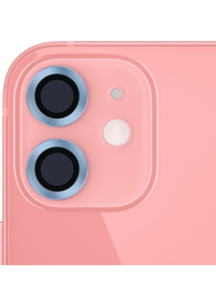 Apple iPhone 12 Uyumlu Uygulama Aparatlı Safir Kamera Lens Koruyucu