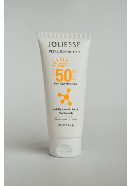 Güneş Kremi Spf 50+ Uva & Uvb Yüksek Koruma + Hyalüronik Asit 100 ml
