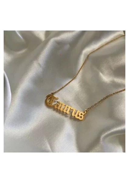 925 Ayar Gümüş Boğa Burcu Taurus Kolye