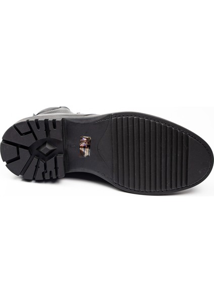 25992 Siyah Deri Içi Kürklü Erkek Bot indirimleri