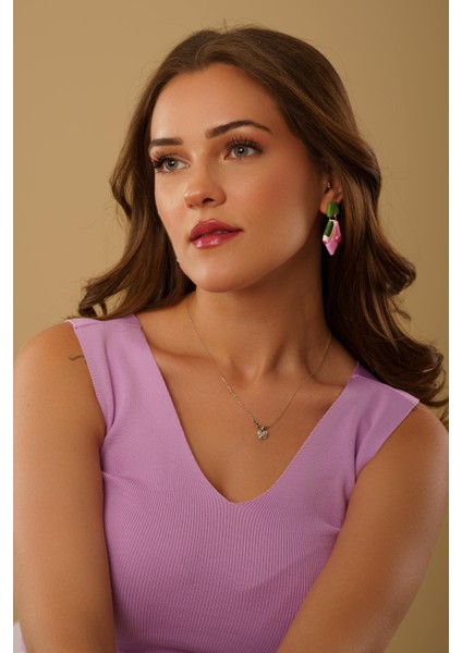 Polimer Kil Özel Tasarım El Yapımı Kadın Küpe modelleri