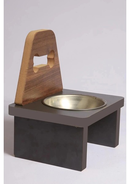 Ahşap Kedi Köpek Mama Su Kabı Standı Metal Suluk Mamalık Çelik fiyatları