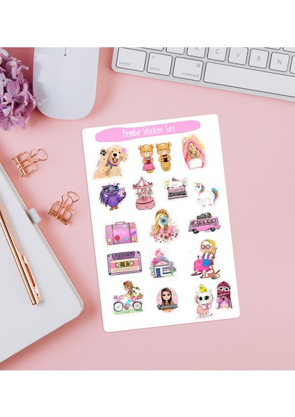 Pembe Rüya Sticker Set