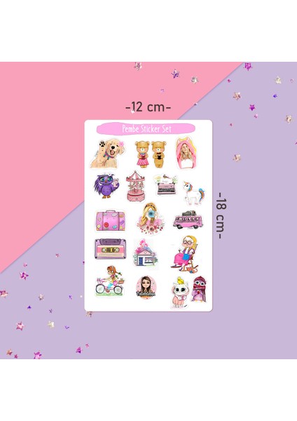 Pembe Rüya Sticker Set fiyatları