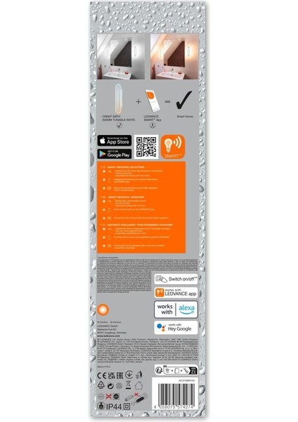 Smart Wifi Orbis Aplik IP44 30CM Tw - Beyaz