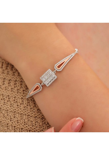 925 Ayar Zirkon Taşlı Gümüş Bileklik Silver fiyatları