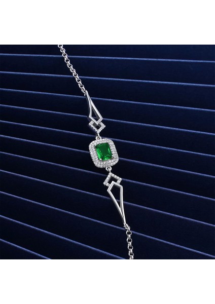 925 Ayar Zirkon Taşlı Gümüş Bileklik Silver modelleri