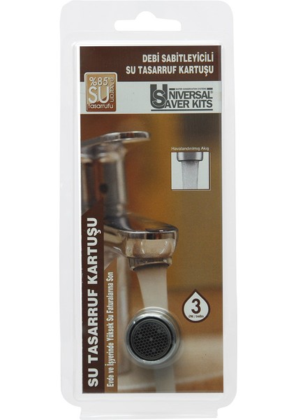 Mannesman Unıversal Sutasarruf Kartuşu -3 Litre Dakika Akışlı