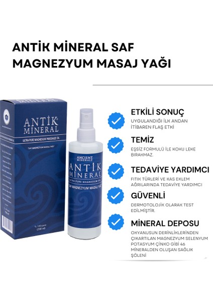 Antik Mineral Magnezyum Yağı 100 ml