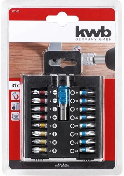 Kwb 31 Parça Bits Seti 49107100