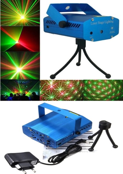 Laser Stage Disko Parti Festival Aydınlatma Mini Lazer