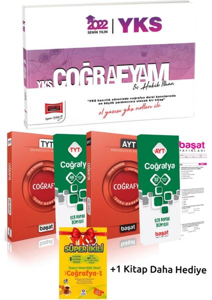 Yargı Yky Coğrafyam Konu+Başat TYT Coğrafya Soru B+Başat TYT Yaprak+AYT Sb+AYT Yaprak+ler