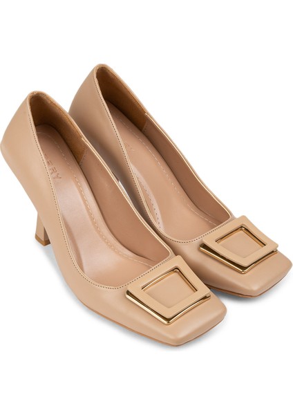 Bej Rengi Topuklu Kadın Ayakkabı - CN106ZBEJM01 fiyatları