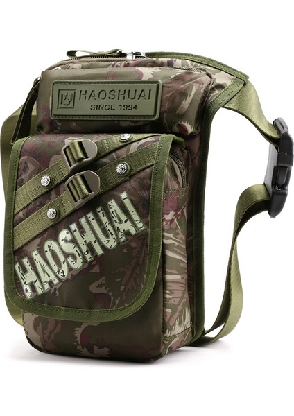 Açık Bisiklet Bacak Çantası Çok Fonksiyonlu Büyük Kapasiteli Bel Çantası Göğüs Çantası Erkek Spor Messenger Çanta (Yurt Dışından)