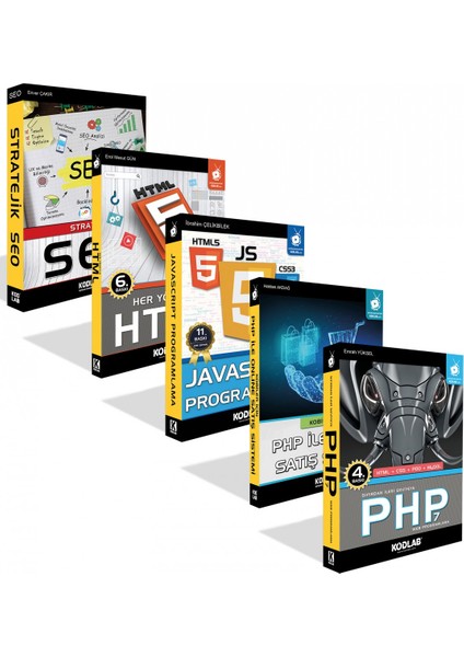 Php Tabanlı Web Tasarım Seti (5 Kitap)