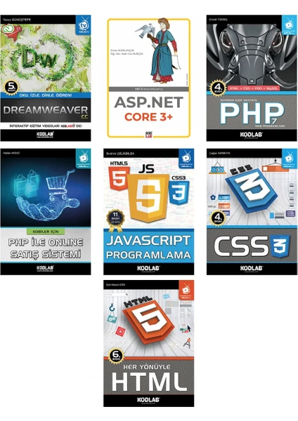 Kodlab Yayınları Web Tasarım Seti