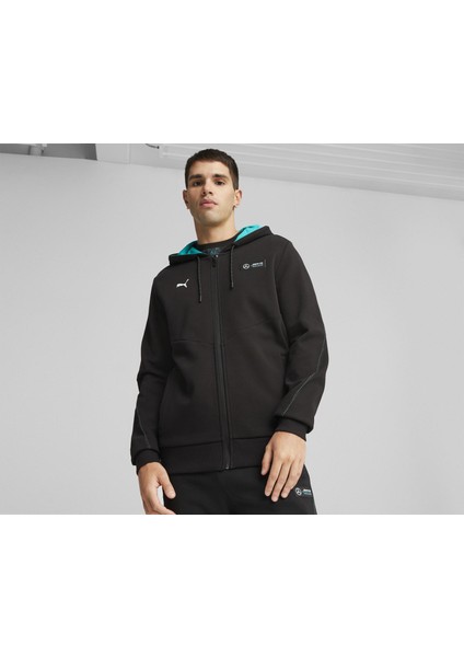 Mercedes Hooded Sweat Jacket Erkek Günlük Ceket 62114701 Siyah