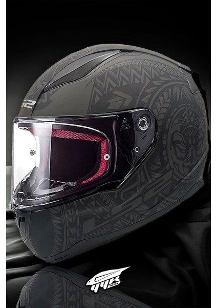 Rapıd Takaroa Mat Siyah Kask