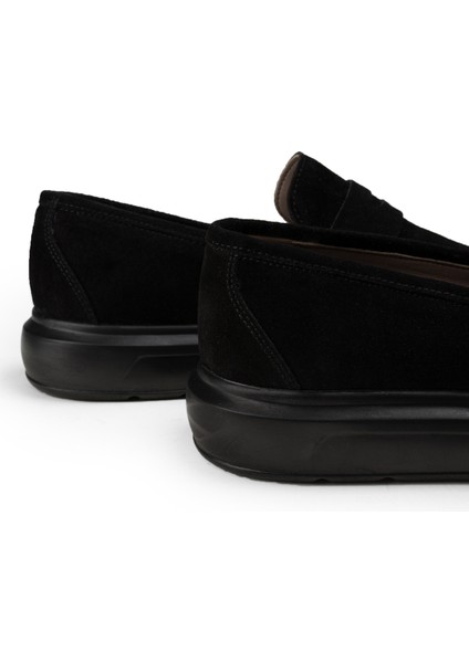 DeerySüet Siyah Comfort Erkek Loafer - 01564MSYHP06 fiyatları