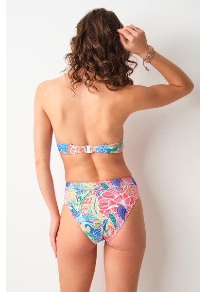 Blush Dolgulu Straplez Bikini Tek Üst Carnaval 239104-D