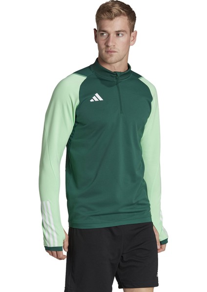 TIRO23 C Tr Top Erkek Futbol Uzun Kollu Antrenman Üstü HU1308 Yeşil