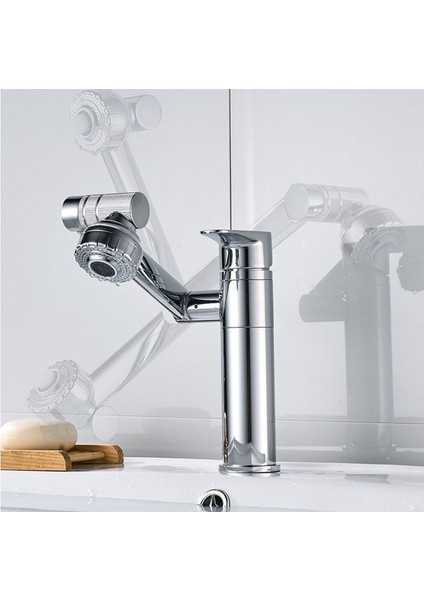 Semgears 360 Derece Dönebilen Sıçrama Filtreli Hortumlu Musluk Bataryası - Siyah (Yurt Dışından)