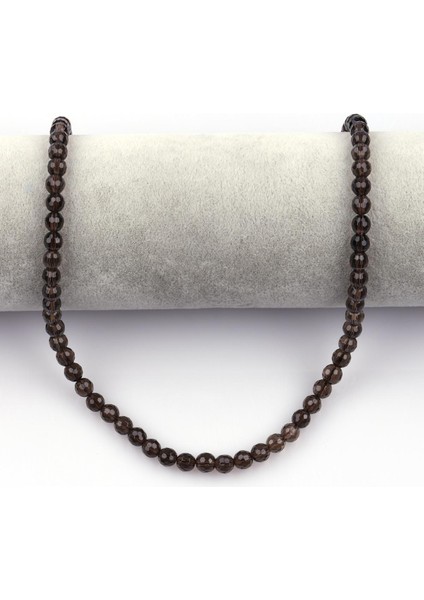 Dumanlı Kuvars Doğal Taş Dizi 6 mm Fasetli Küre Kesim fiyatları