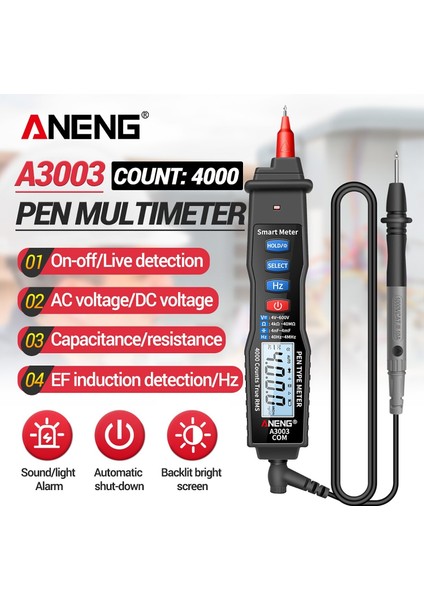 Dijital Kalem Multimetre Ncv Ac/Dc Voltmetre (Yurt Dışından) fiyatları