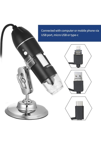 Usb Dijital Mikroskop Büyüteç - Siyah (Yurt Dışından) modelleri