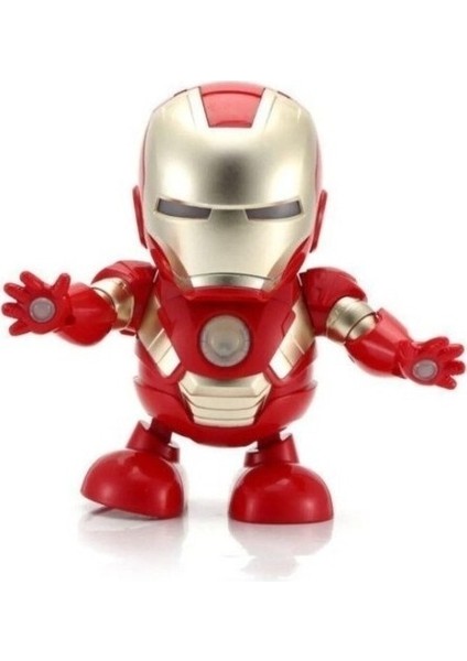 Iron Man Robot Işıklı Oyuncak - Kırmızı (Yurt Dışından)