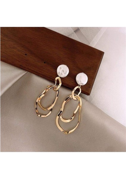 Geometrik Incili Kadın Küpe (Yurt Dışından) fırsatları