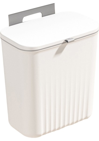 Kaifachagd 9l Çok Amaçlı Duvara Monte Çöp Kutusu - Beyaz (Yurt Dışından)