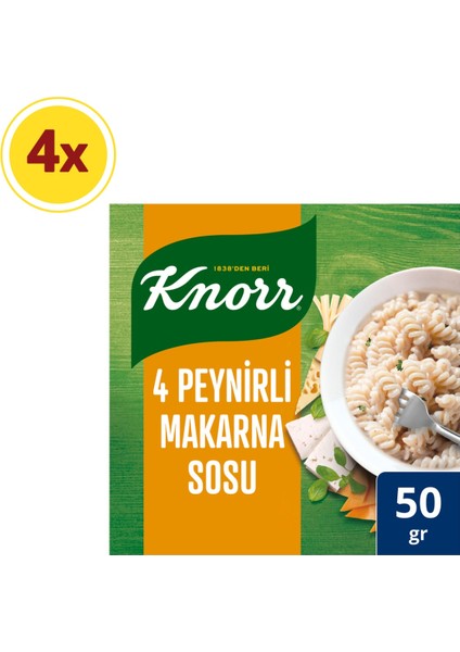 4 Peynirli Makarna Sosu 50 g x4