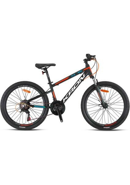 Xc 75 - 24" Mtb - 13' - 21 Vites - V.b. - Mat Siyah-Neon Turuncu/beyaz/mavi